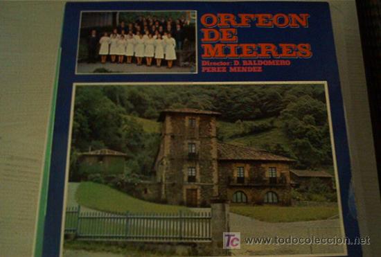 LP  ORFEON DE MIERES.  (Música - Discos - LP Vinilo - Otros estilos)
